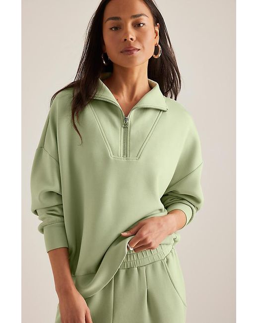 Varley Green Slim Rolled-Cuff Trousers