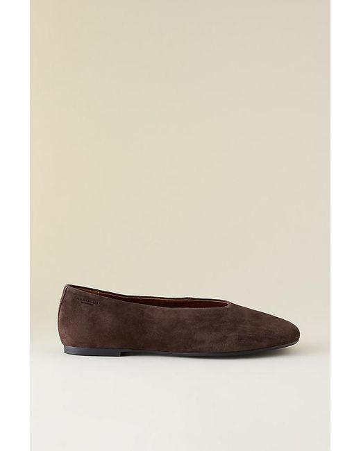 Vagabond Natural Vagabond Aleya Suede Ballet Flats
