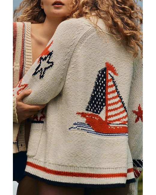 Maeve Black Sailboat Cardigan