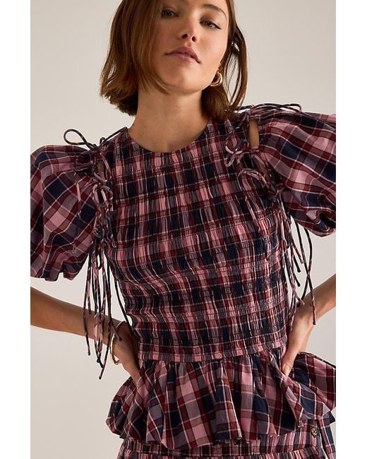 Damson Madder Purple Becca Multiway Blouse