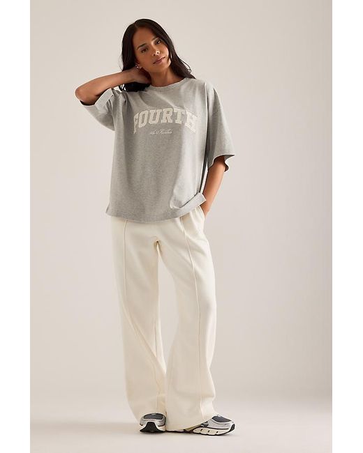 4th & Reckless Natural Fergie Pintuck Wide-Leg Joggers