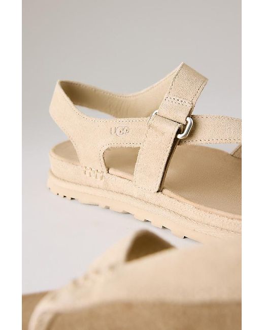Ugg Natural Goldengaze Toe Post Sandals
