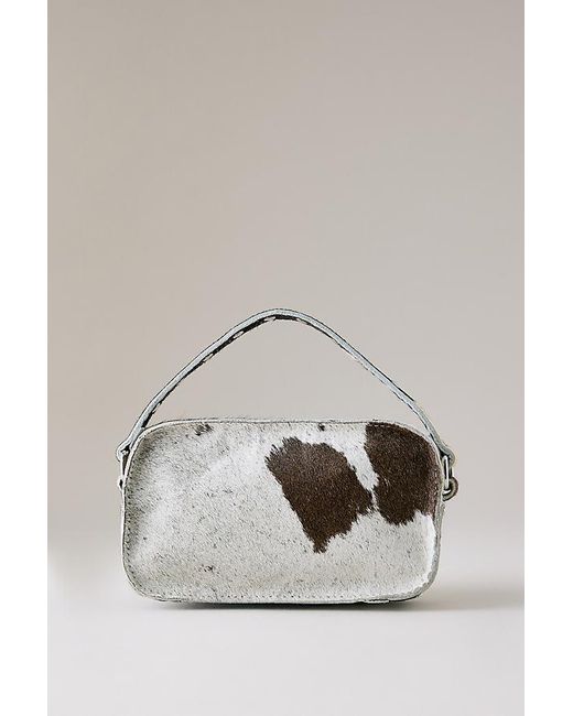 Nunoo Black Helena Cow Print Bag