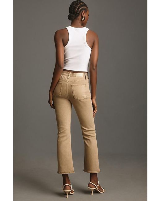 Pistola Natural Lennon High-rise Crop Flare Jeans