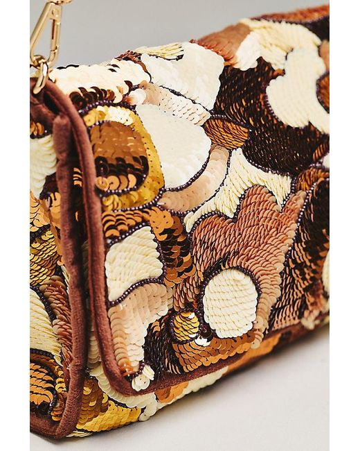 Maeve Brown Audra Beaded Shoulder Bag