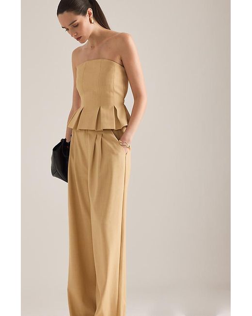 Gestuz Natural Stacy Wide-Leg Trousers
