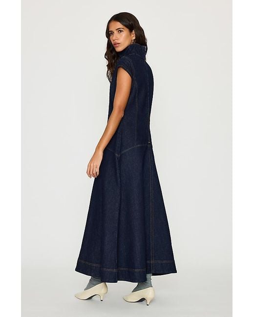 ALIGNE Blue Monroe Denim Maxi Dress