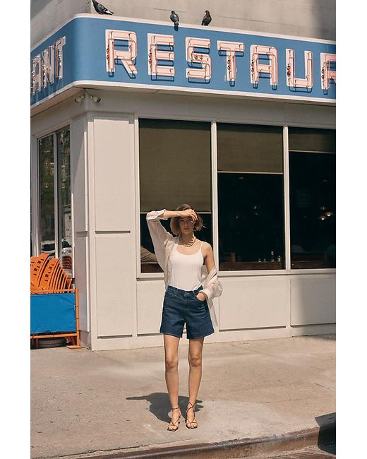 By Anthropologie White Surrey '90S Strappy Scoop Tank Top