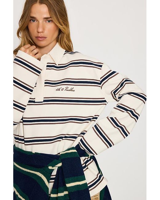 4th & Reckless Natural Asta Rugby Top