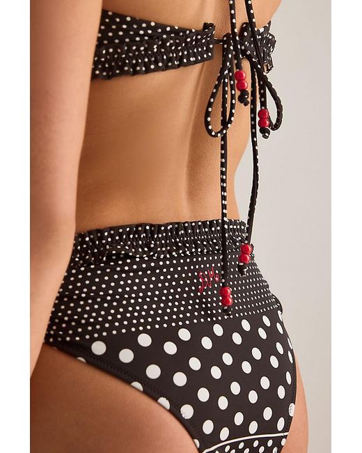 Damson Madder Multicolor Cove Polka Dot Bikini Bottoms