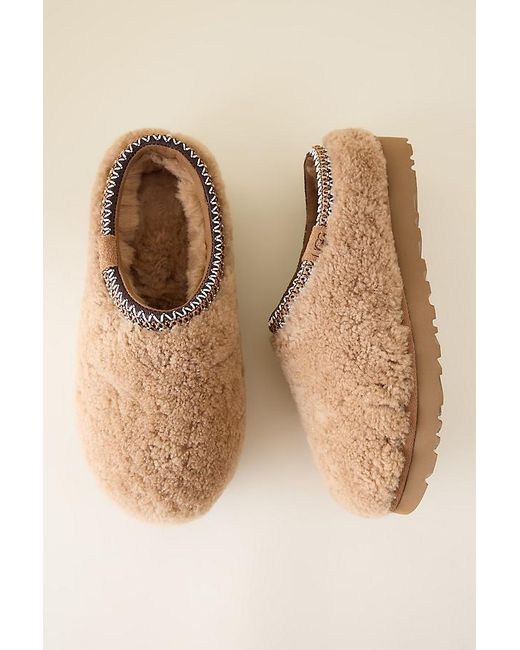 Ugg Natural Tasman Maxi Curly Slippers