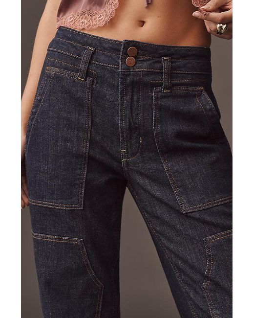 Pilcro Gray The Wanderer Mid-Rise Relaxed Jeans By
