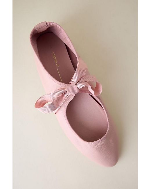 INTENTIONALLY ______ Pink Valley Ballet Flats
