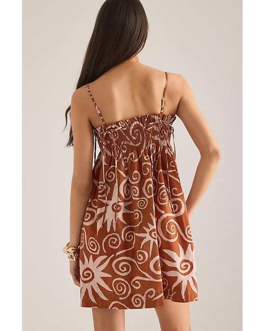 Damson Madder Red Lilo Mini Dress