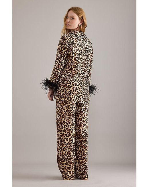 Sleeper Natural Bow Long Pyjama Set