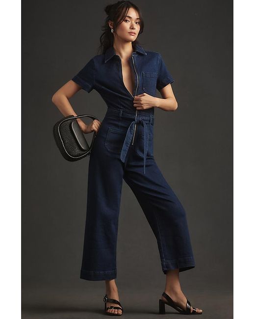 Maeve Black The Colette Weekend Denim Jumpsuit By