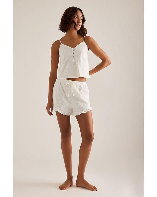 Meeka Natural Isabella Cami & Shorts Pyjama Set