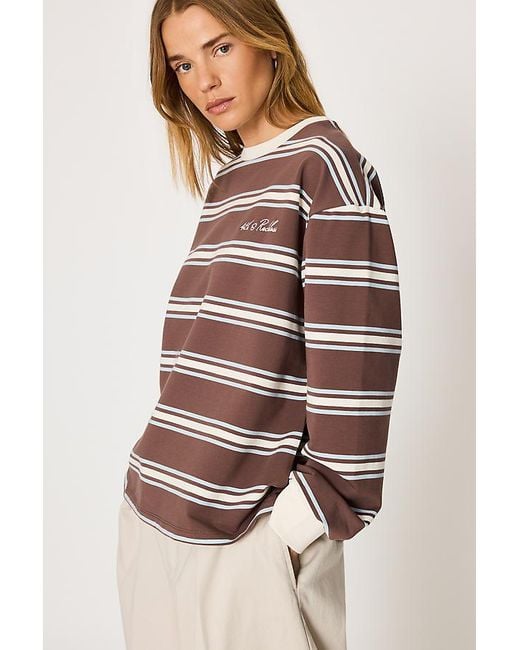 4th & Reckless Natural Shayla Stripe Top