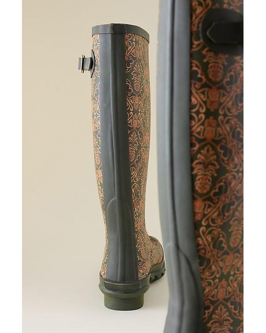 Barbour Green X Farm Rio Cami Pineapple Wellington Boots