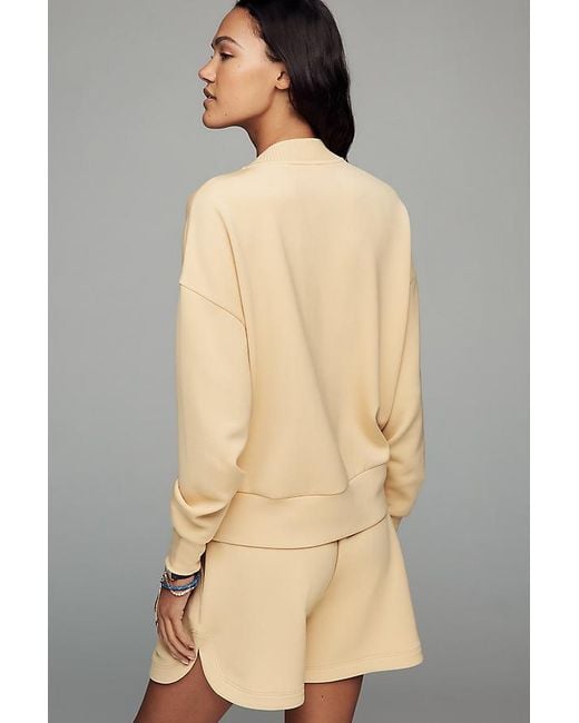 Varley Natural Reena Button-Front Pullover