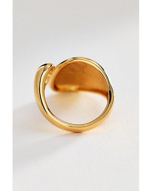 By Anthropologie White Molten Statement Rings