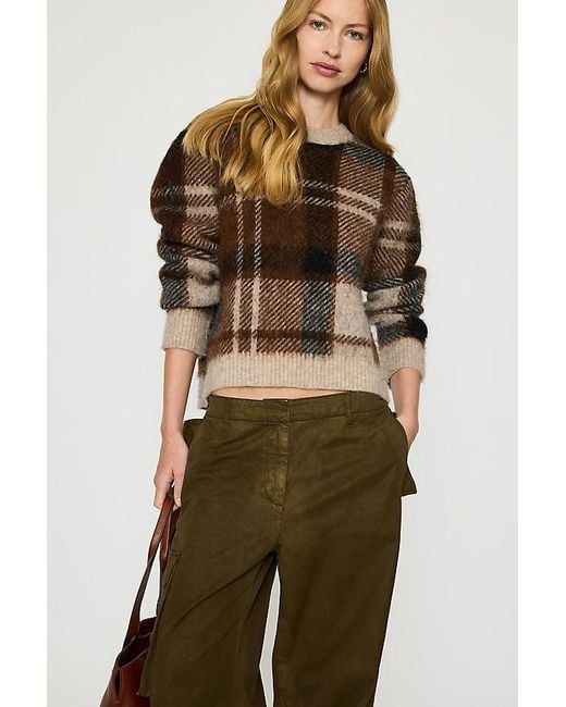 Barbour Brown Glendyn Wool-Blend Jumper