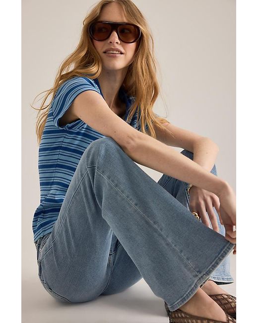 Pistola Blue Kinsley Mid-Rise Flare Jeans