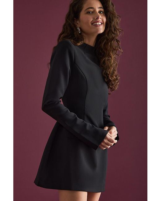 Odd Muse Purple Split Sleeve Mini Dress