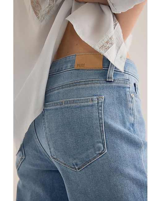PAIGE Blue Mason Ankle Straight-Leg Jeans