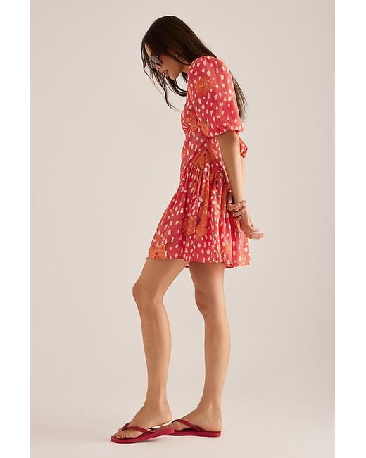 Never Fully Dressed Red Poppy Nova Mini Dress