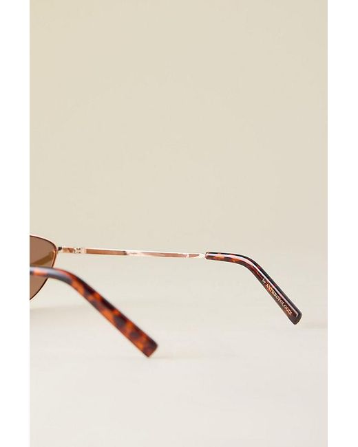 By Anthropologie Natural Triangle Cat-Eye Sunglasses