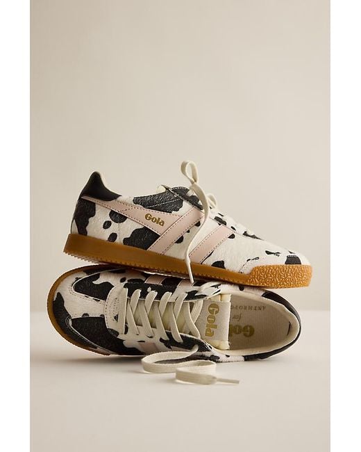 Gola Metallic X Anthropologie Elan Cow Print Trainers