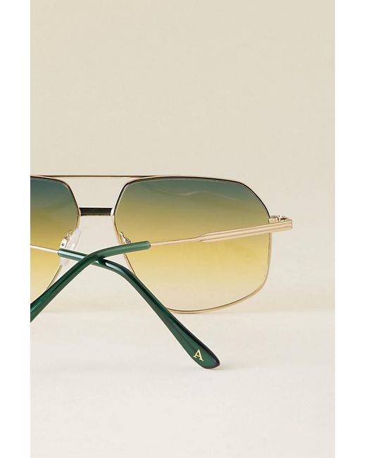 By Anthropologie Natural Aviator Sunglasses
