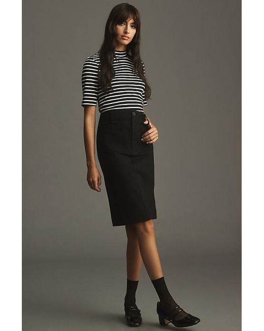 Maeve Black The Colette Knee-Length Skirt By