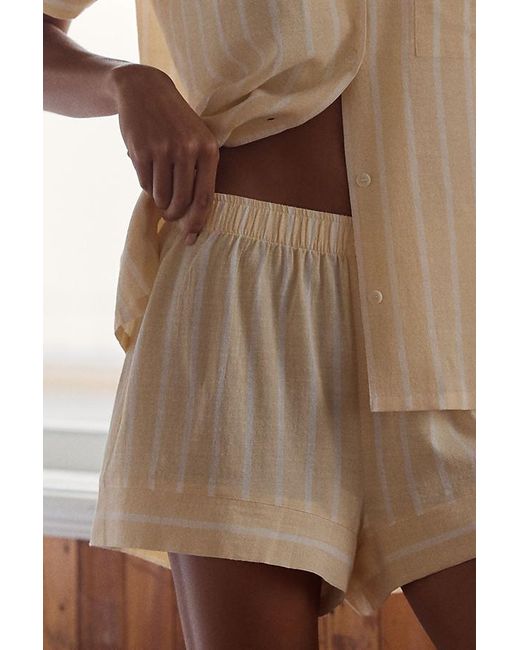 Eberjey Brown Nautico Short Pyjama Set
