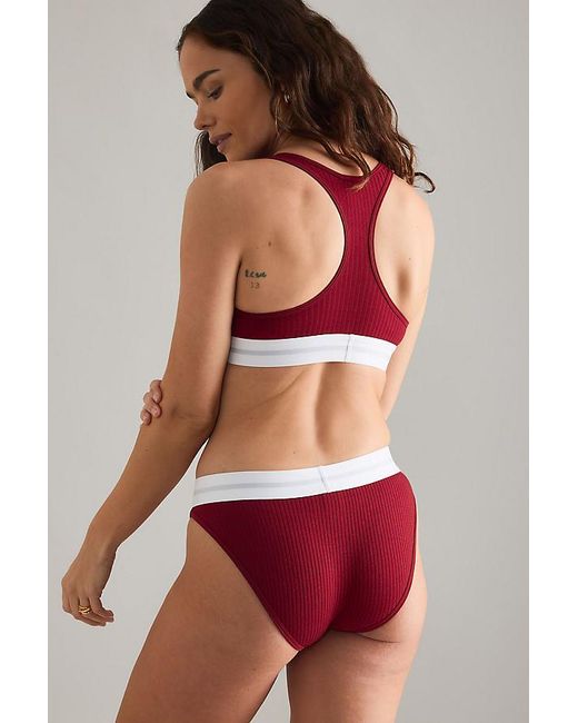 Calvin Klein Red Lightly Lined Bralette