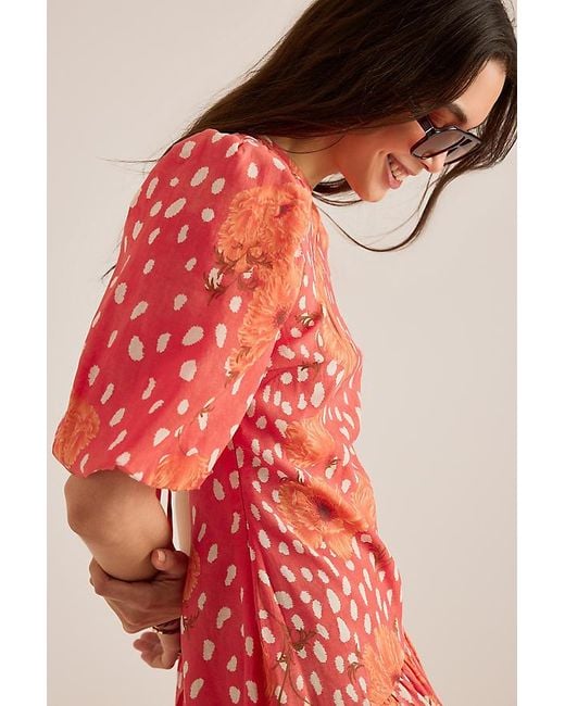 Never Fully Dressed Red Poppy Nova Mini Dress