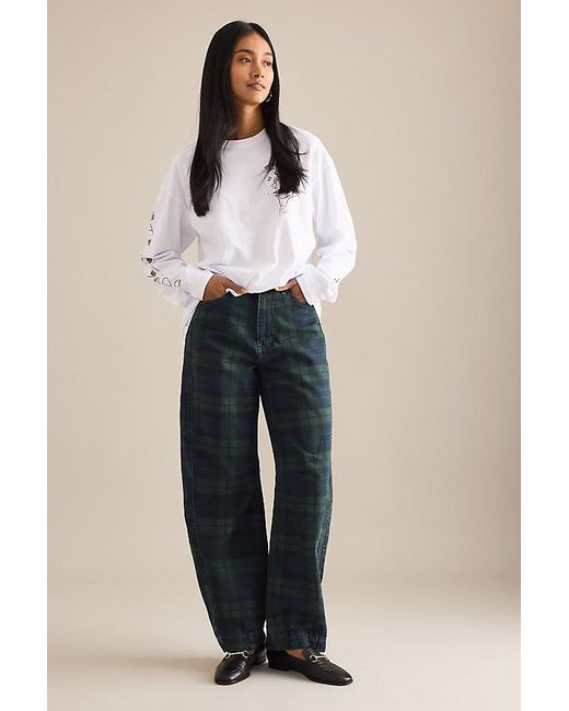 Damson Madder Natural Neve High-Rise Straight-Leg Jeans