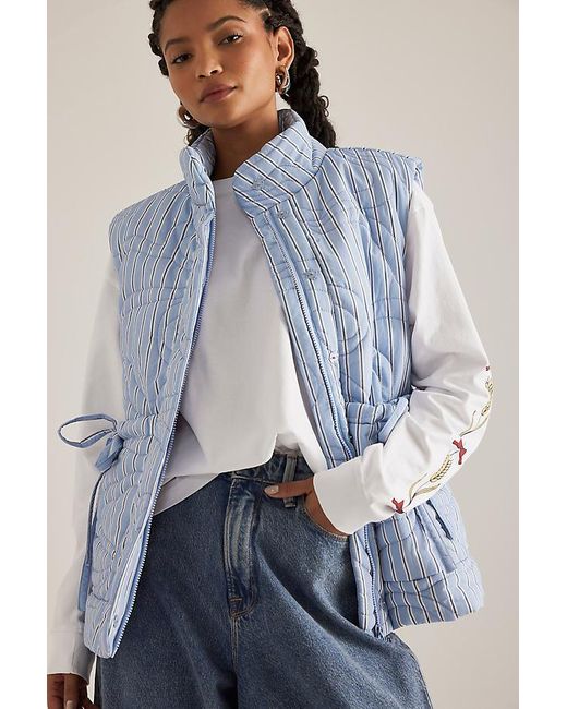Damson Madder Blue Celeste Gilet
