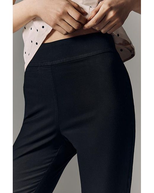 Maeve Gray Pull-On Capri Pants