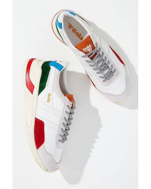 Gola White Eclipse Trident Trainers