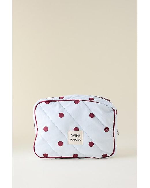 Damson Madder Blue Polka Dot Wash Bag