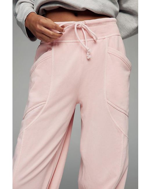 Daily Practice Gray Easygoing Capri Drawstring Joggers
