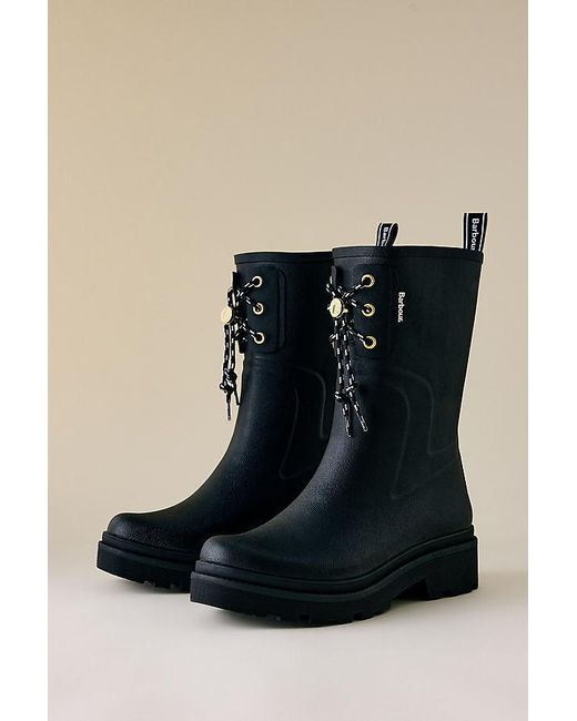 Barbour Black Devlin Mid Welly