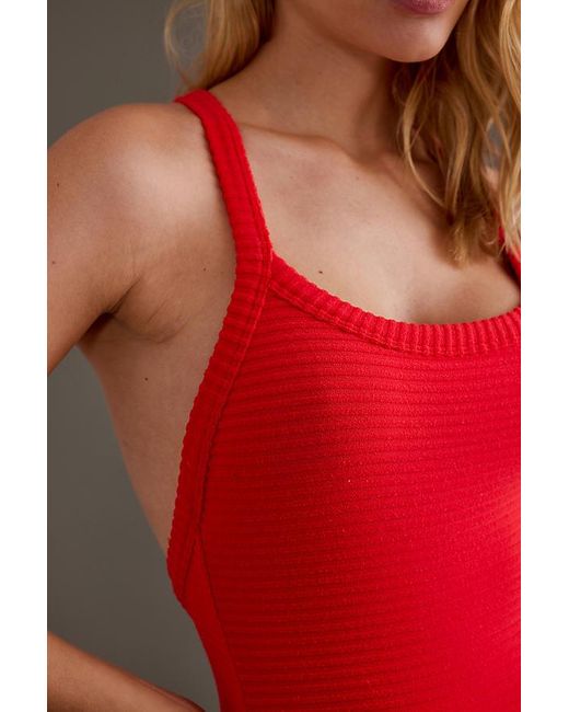 The Upside Red Quince Pamela One-piece Swimsuit