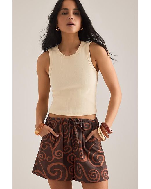 Damson Madder Multicolor Afina Pull-On Shorts