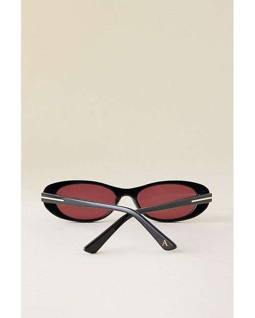 By Anthropologie Natural Slim Oval Sunglasses