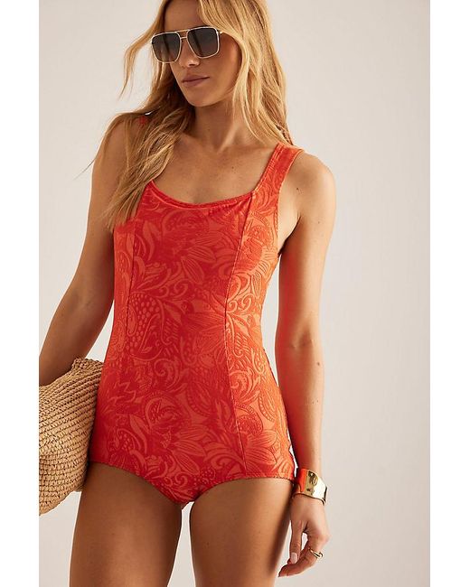 Seea Red Tofino One-Piece Surf Suit