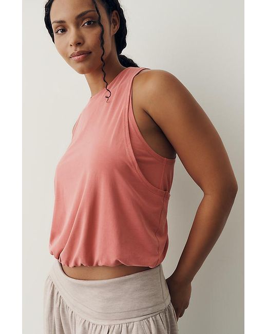 Daily Practice Red Bubble Twist Tank Top