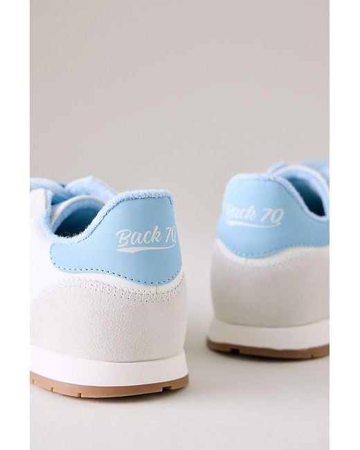 Back 70 Blue Nylon Trainers